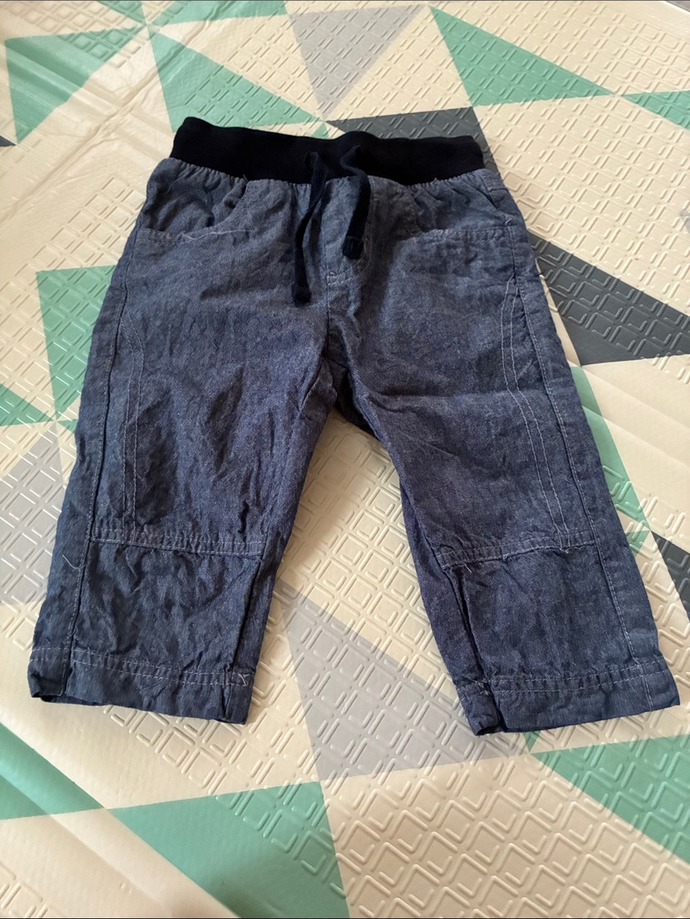 20/25$ 🧸 Toddler Pull-On Chambray Pants - Navy